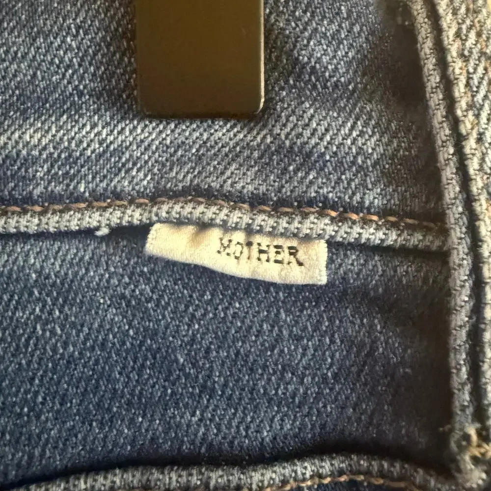 MOTHER The Curbside Barrel Cargo OPPOSITES ATTRACT Pants NWT Size 26 - Picture 7 of 8